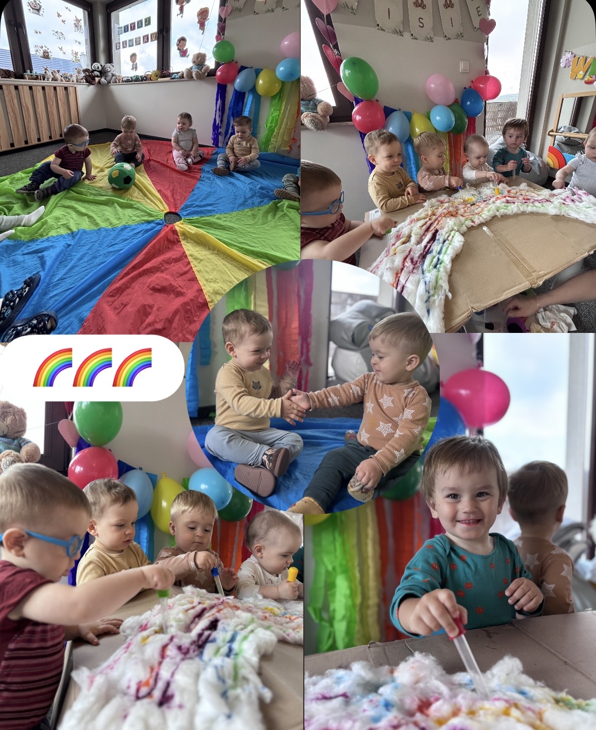 Dzień Tęczy w grupie Misie!  🌈  🌈