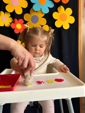 Wiosenna łąka maluszków